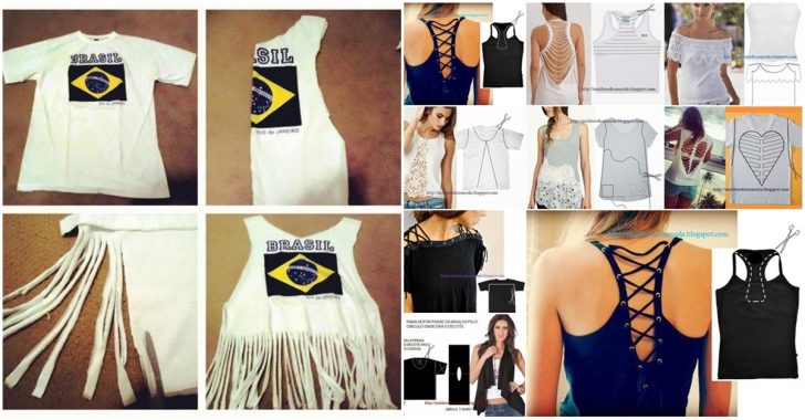 10 Adet Eski T-shirtleri Değerlendirme Fikri