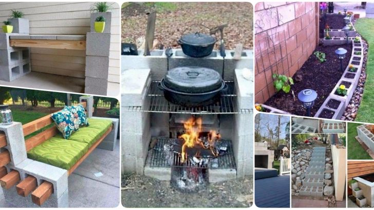 Tuğlalar ile bahçe dekorasyonları