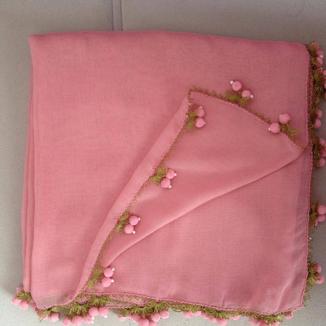 Çeyizlik pembe yazma