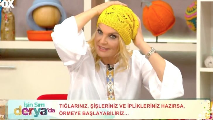 Derya Baykal Örgü Bere Yapımı Videolu Anlatım