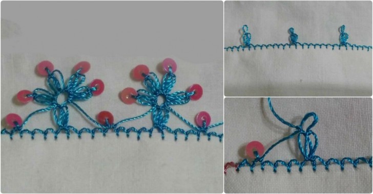 Pullu Boncuklu Oya Yapılışı
