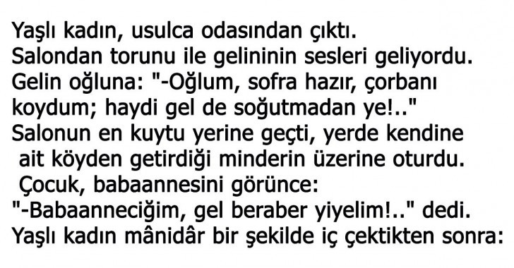Evlerin de iffeti ve edebi vardır