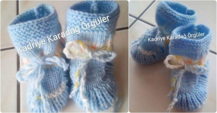 Selanik Örgü Patik Yapılışı