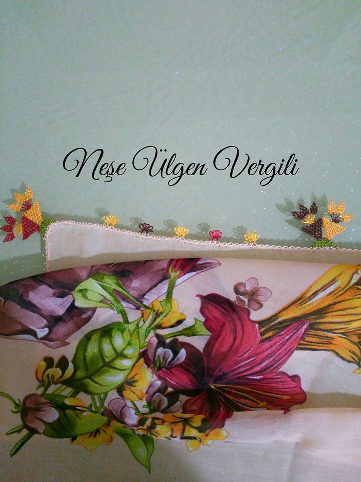 Yeni yazma kenarı oyası 9