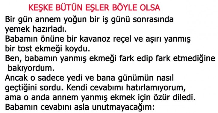 Allah Herkese Düşünceli Eş Nasip Etsin