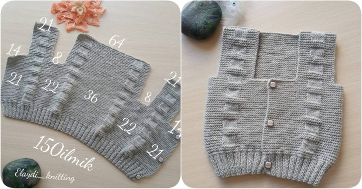 3 – 6 Aylık Bebek Yeleği Yapılışı
