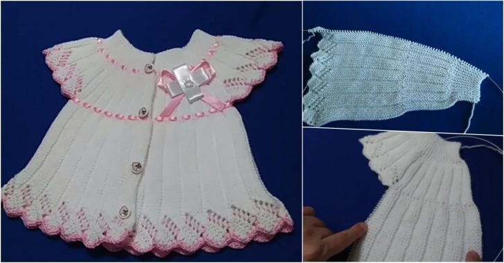 Yan Örülen Dilimli Bebek Yeleği Yapılışı