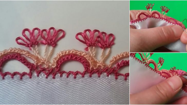 Sırma İğne Oyası Modeli Yapılışı