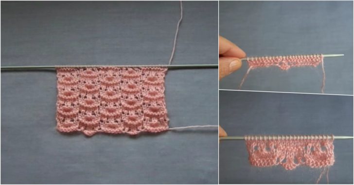 Ajurlu İstiridye Örgü Modeli Yapılışı