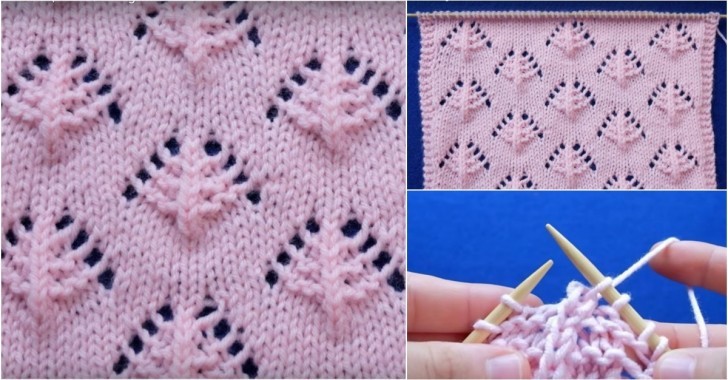 Ajurlu Çam Ağacı Örgü Modeli Yapımı