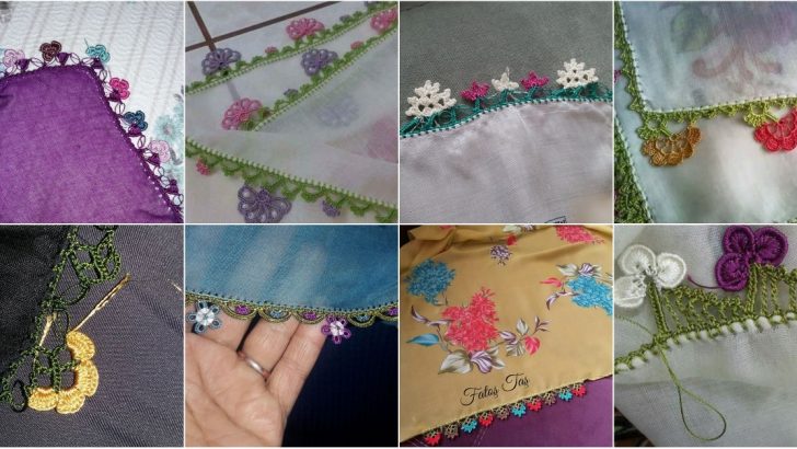 Tığ İşi Yazma Kenarı Oyaları 40 Adet En Güzel Modeller