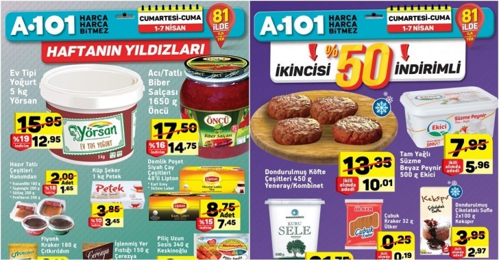 A 101 Fırsat Ürünleri 1 – 7 Nisan