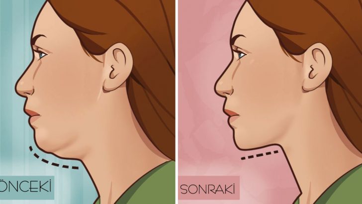Çift Çene Görüntüsünden 10 Gün İçinde Kurtulmak İçin Egzersizler