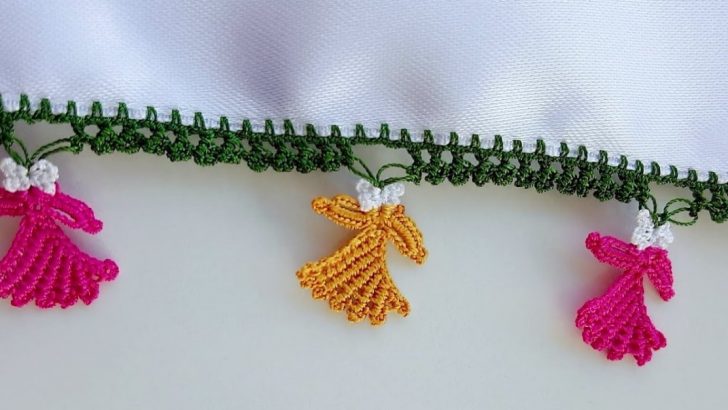Kaftan Giymiş Gelin Tunus işi Tığ Oyası Modeli Yapımı