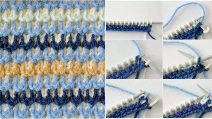 Fare dişi (sıçan dişi) örgü modeli yapılışı