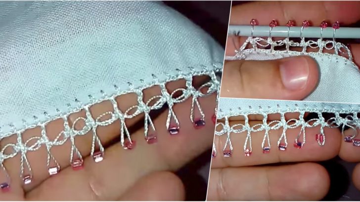 Kesme Boncuk Tığ Oyası Yapılışı Türkçe Anlatımlı Videolu Kesme Boncuk Tığ Oyası Yapılışı Türkçe Anlatımlı Videolu