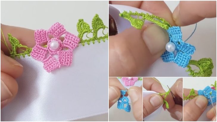 Altıgen Motifli Tığ Oyası Yapımı