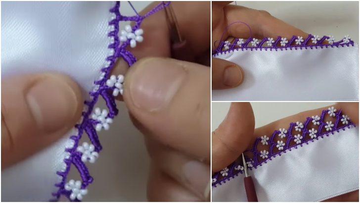 Hanım Çiçeği Tığ Oyası Yapılışı Türkçe Videolu Hanım Çiçeği Tığ Oyası Yapılışı Türkçe Videolu