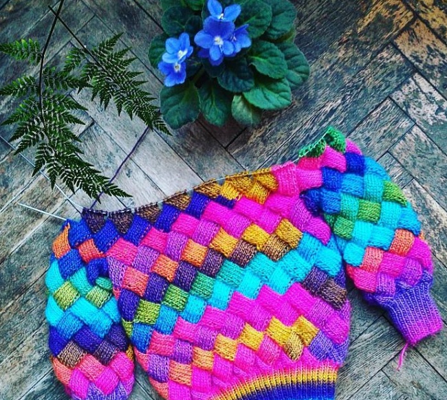 Entrelak Örgü Yelek