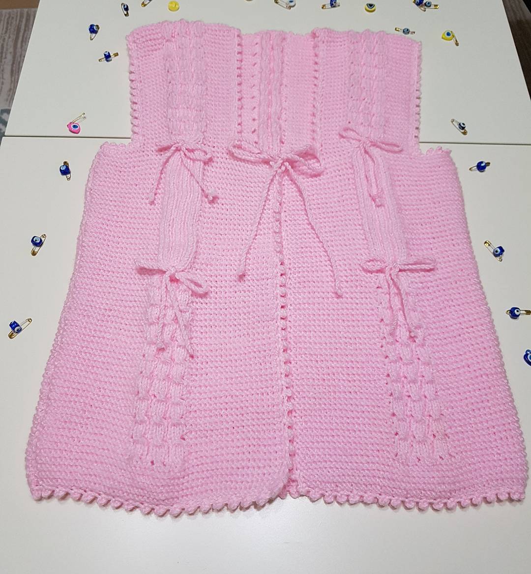 Pembe kız çocuk yeleği