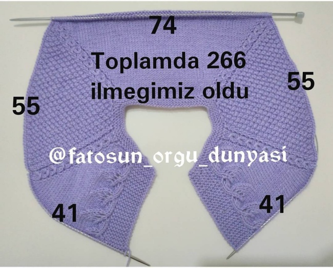 Saç örgüsü bebek yeleği yapılışı 3