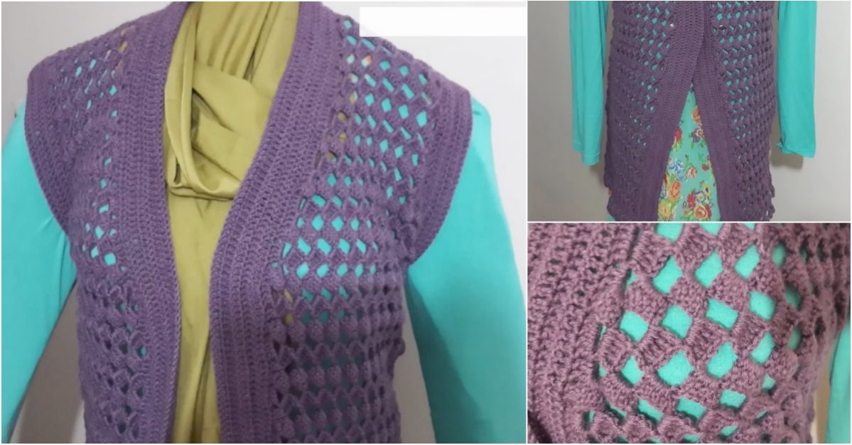 Tığla örülen yelekler