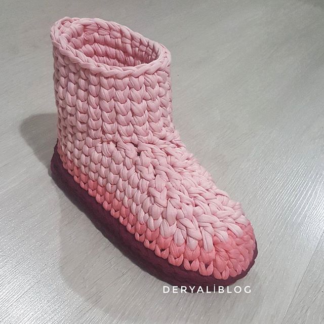 100 Farklı El Örgüsü Ev Botu Modelleri
