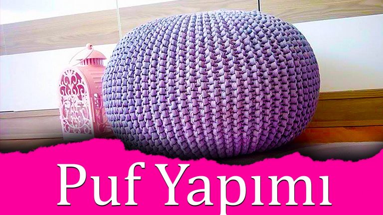 evde puf yapımı