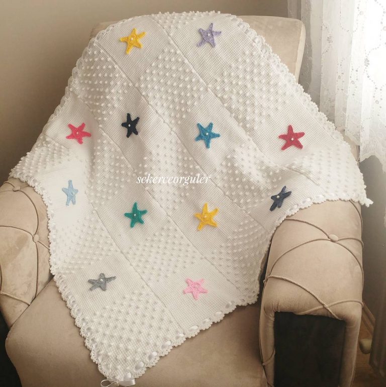 50+ Tığ İşi Bebek Battaniyesi Modelleri