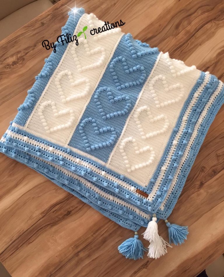 50+ Tığ İşi Bebek Battaniyesi Modelleri